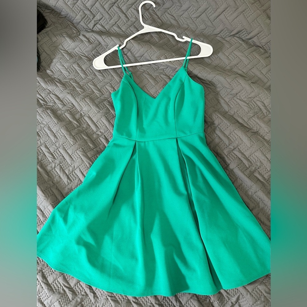 B Darlin Teal Dress